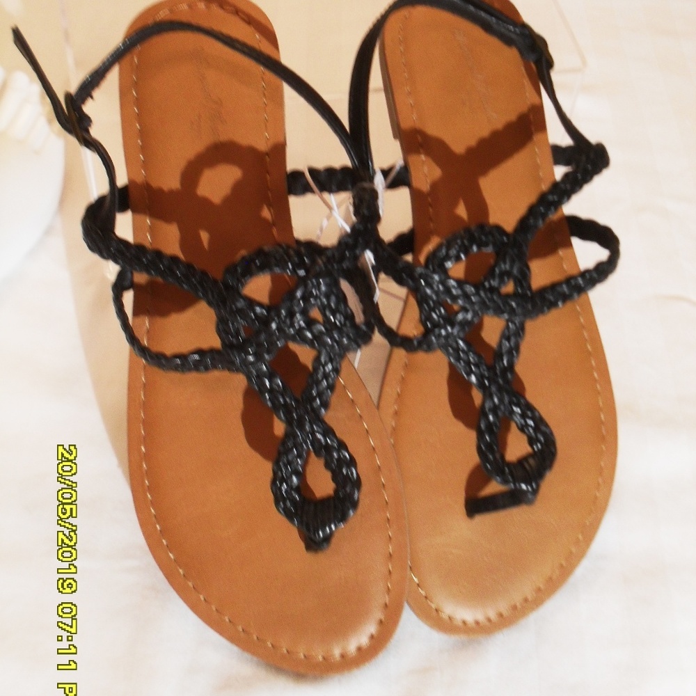 NEW WOMEN'S JANA BRAIDED THONG SANDAL 7.5